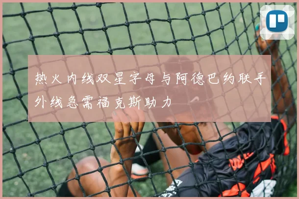 热火内线双星字母与阿德巴约联手外线急需福克斯助力